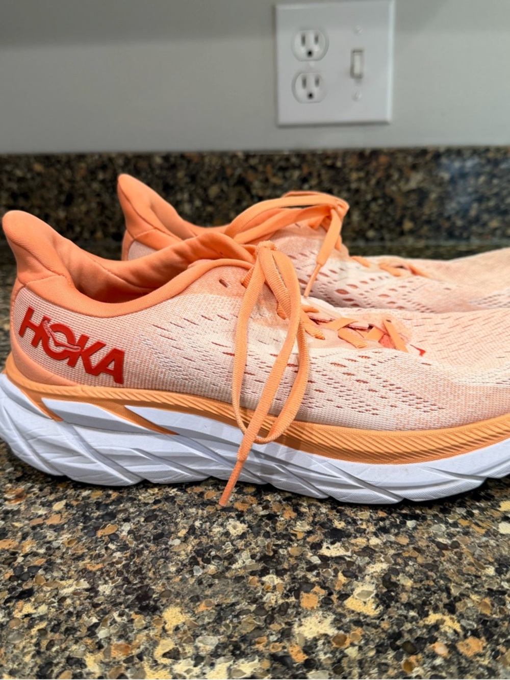 HOKA Women's Peach Running Shoes size 9